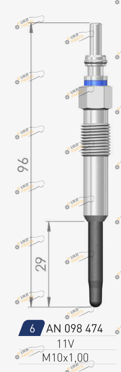 Свеча накаливания A-N PARTS 098 474